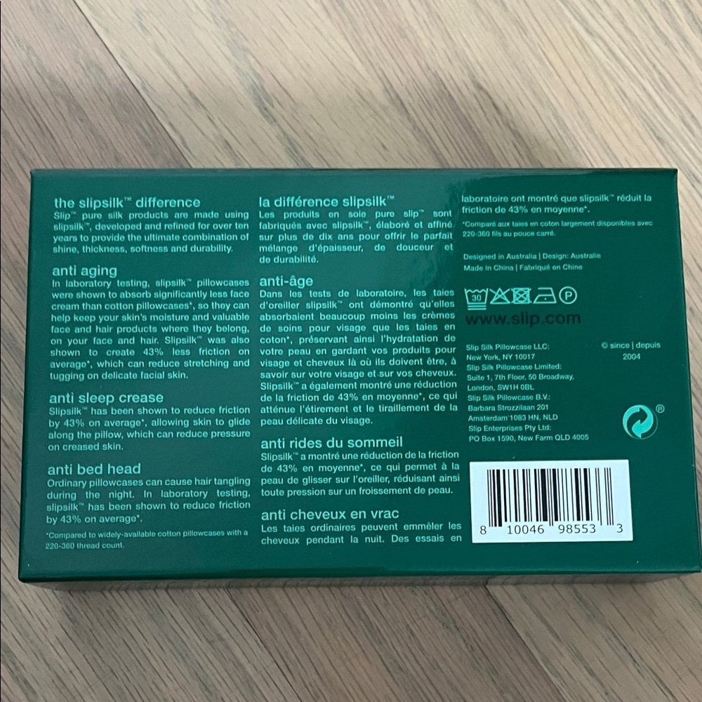Slip Green Pure Silk Pillowcase - Picture 4 of 4